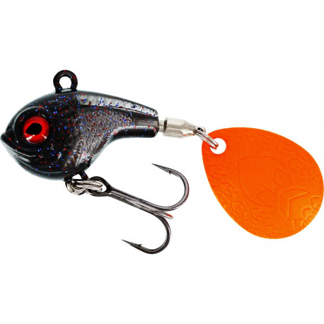 WESTIN Dropbite Spin tail jig 2.6cm 8gr Black mamba