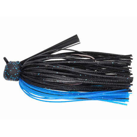 Rubber jig KEITECH Cranckin' soccer 10.5gr Black/Blue