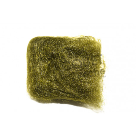 FLY SCENE Angora goat dubbing Light Olive