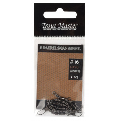 Emerillon SPRO Trout master 5 barrel snap swivel n°18