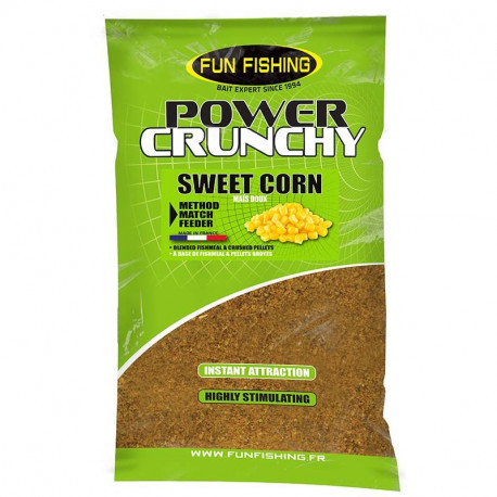Amorçe Power Crunchy FUN FISHING Sweet Corn 2kg