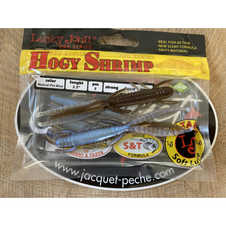 LUCKY JOHN Hogy shrimp 3.5inch Natural pro blue