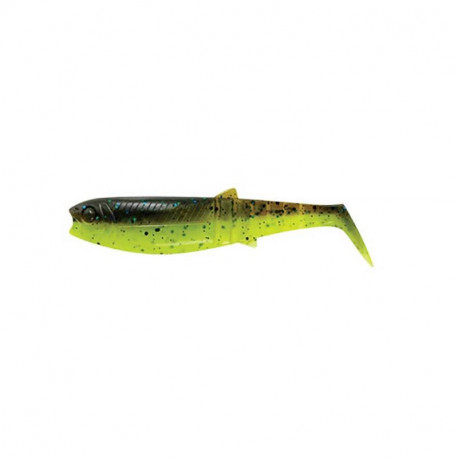 Leurre SAVAGE GEAR Cannibal shad 17.5cm Chartreuse pumpkin