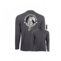 GRUNDENS technical tee Long Sleeve Bass print M