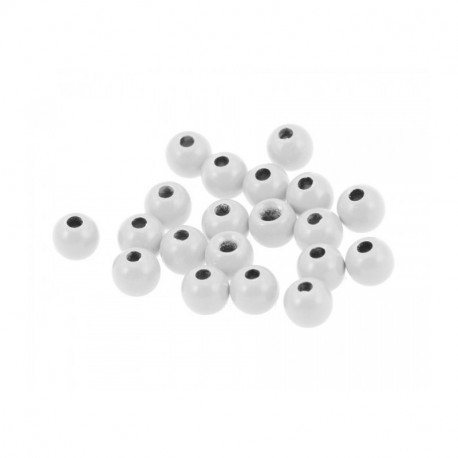 Brass Beads JMC White Painted 2.8mm 25 pcs