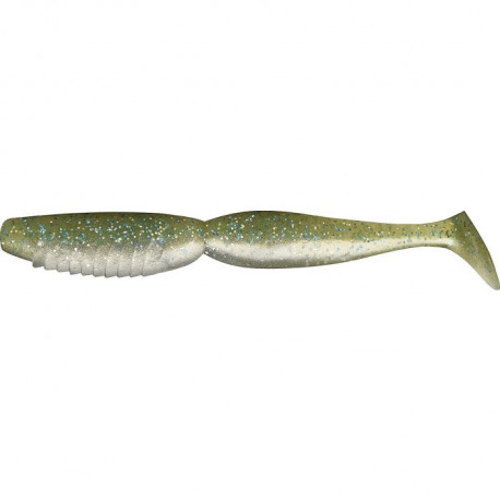 MEGABASS Super spindle worm 4inch Light green pearl