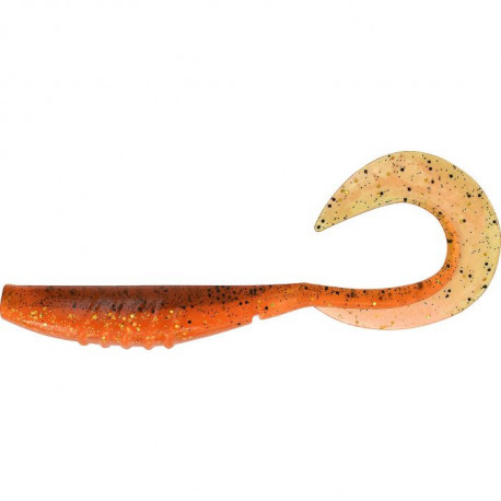 MEGABASS X layer curly 3.5inch Tinsel orange