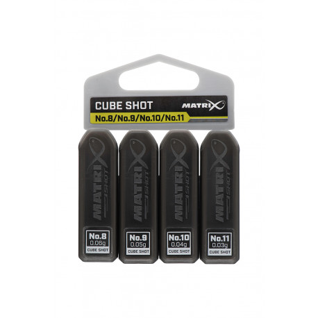 MATRIX Cube Shot Disp. n°8 0.06gr n°9 0.05gr n°10 0.04gr n°11 0.03gr