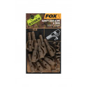 Clip plombs FOX safety lead clips and pegs size 7-camo