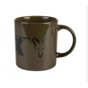 Tasse FOX green and black logo ceramic