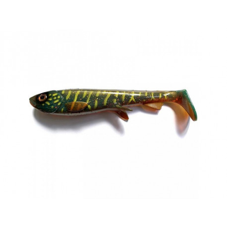 WOLFCREEK SHAD 2.0 20cm Green motoroil pike