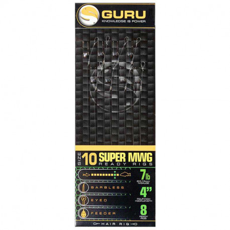 Leader GURU Super MWG Ready Rigs 10cm 0.19mm n°10