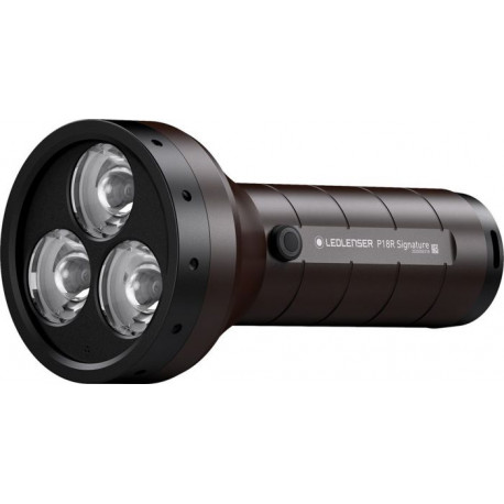 LEDLENSER P18R Signature espresso flashlight