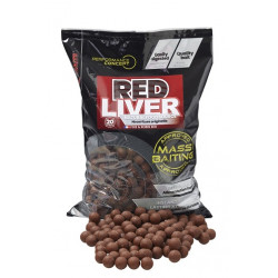 Bouillettes STARBAITS mass baiting Red Liver 3kg 20mm