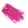Cou de coq WHITING Coq de Leon Silver Saddle Grizzly dyed Pink