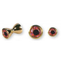 Yeux TRAUN RIVER Or Rouge 4 mm