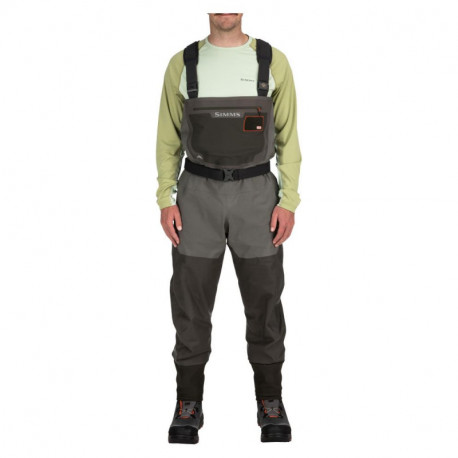 Waders SIMMS Men's G3 Guide Stockingfoot Gunmetal Size MS 9-11