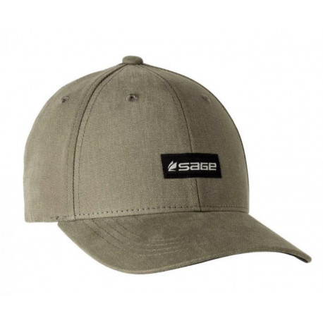 Cap SAGE 6 Panel Logo Hat Olive