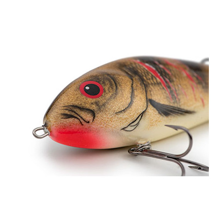 Leurre SALMO Fatso 14cm Wound emerald perch COULANT