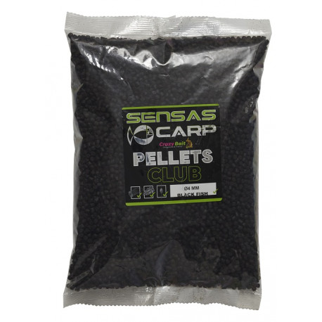 Pellets SENSAS club noir poisson 1kg- 8mm