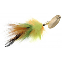 Cuiller PANTHER MARTIN Muskie MaraBuck 28gr Gold firetiger