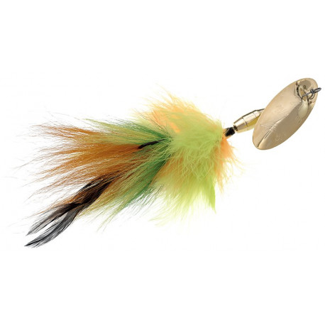 Cuiller PANTHER MARTIN Muskie MaraBuck 28gr Gold firetiger