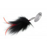 Cuiller PANTHER MARTIN Muskie MaraBuck 28gr Silver red black