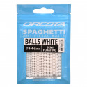 Artificial bait CRESTA Mouse balls white
