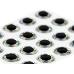 Epoxy Eyes FLY SCENE Holographic silver 3,0mm