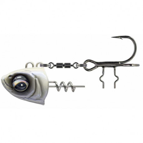 SAVAGE GEAR Monster vertical heads n°1 40gr Pearl white