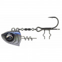 SAVAGE GEAR Monster vertical heads n°1/0 60gr White fish
