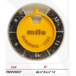 Boite de plombs MILO gerardix cylindrique n°8-12
