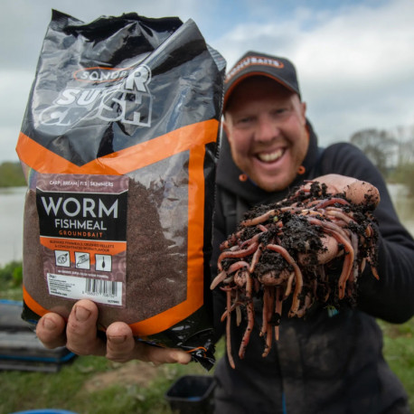 Amorce SONUBAITS Worm fishmeal - 2Kg