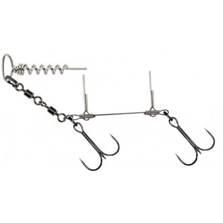 Stinger SAVAGE GEAR Spin rig 9.5cm 0.70mm 1 2 pièces
