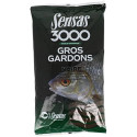 Groundbait SENSAS 3000 GROS GARDONS BLACK 1 KG