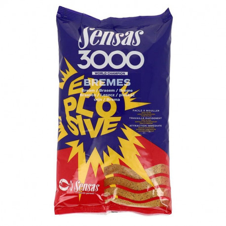 Amorce SENSAS 3000 Explosive Brèmes  1kg