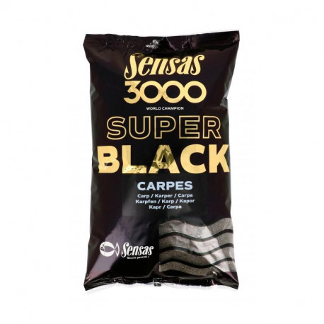 SENSAS 3000 Super black carp bait 1kg
