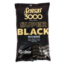 SENSAS 3000 Super black river bait 1kg