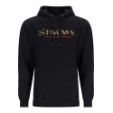 SIMMS Logo Hoody Charcoal Heather Size XXL