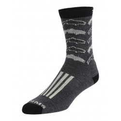 Chaussettes SIMMS Daily Socks Steel Grey Taille M