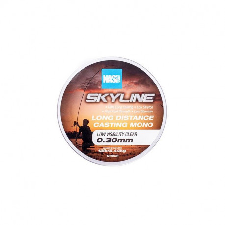 Nylon NASH skyline 0.30mm 12lb 1000m jaune