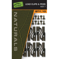 Lead clips-pegs FOX- naturals size 7