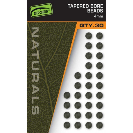 Billes tapered bore 4mm FOX- naturals