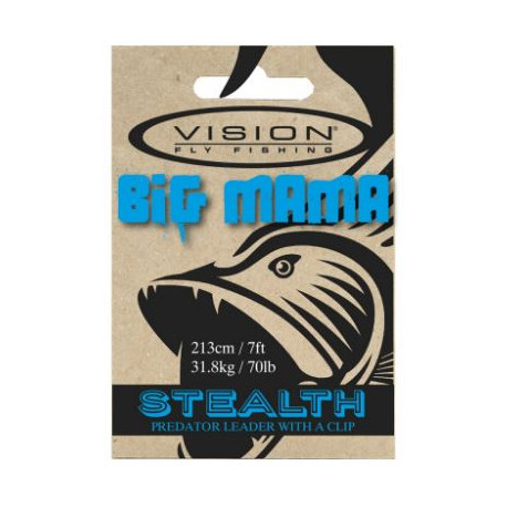 Bas De Ligne VISION Fluoro Brochet Big Mama2.13m 15.90kg