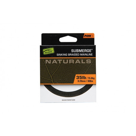 FOX naturals submerge braid 35lbs/15.8kg- 300M