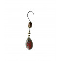 Cuiller MEPPS Aglia n°2 Argent Points rouges HAMECON SIMPLE