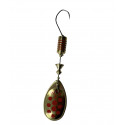 Spoon MEPPS Aglia n°2 Gold Red Dots SIMPLE HAMECON