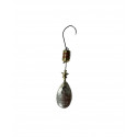 Cuiller MEPPS Aglia n°3 Argent HAMECON SIMPLE