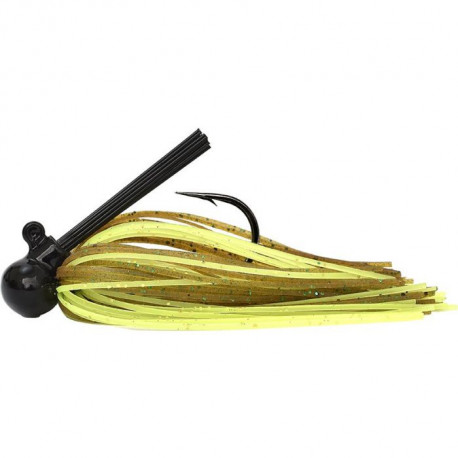 Rubber jig XORUS Ulti rubber 8gr 2/0 Chartreuse pumpkin