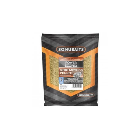 Perfect fine pellets Sonubaits Stiki method power scopex- 2mm in 650Gr